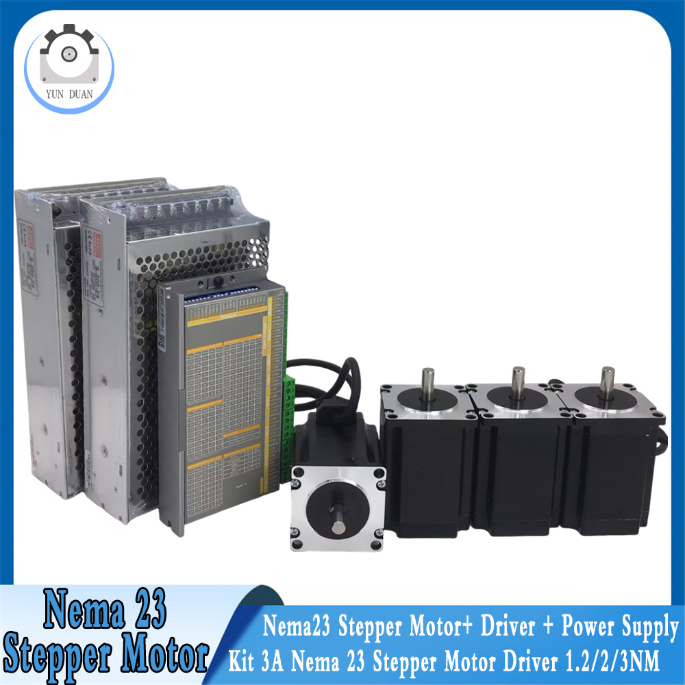 Nema23 Stepper - ﻿ Silnik krokowy Nema23, 4 osie,