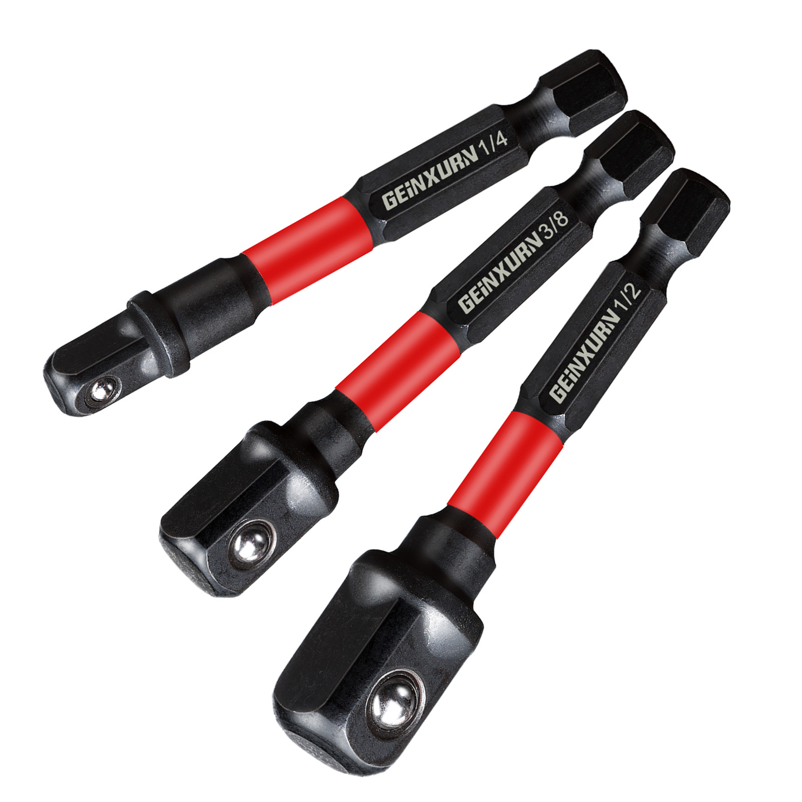 Cnc Bits - Zestaw adapterów nasadek udarowych Geinxurn, napęd