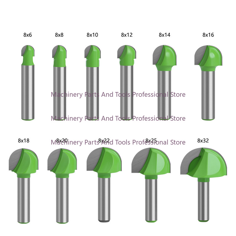 Carbide End Mill - Zestaw frezów kulowych z okrągłym dnem
