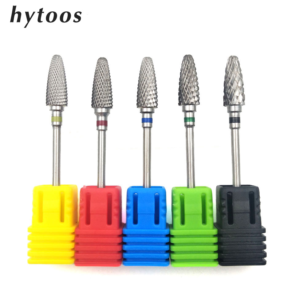 Carbide End Mill - HYTOOS 5 rozmiar wiertło do paznokci