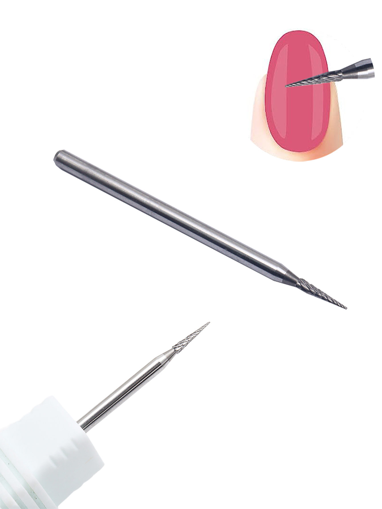 Carbide End Mill - Nowe wiertło do paznokci z węglika
