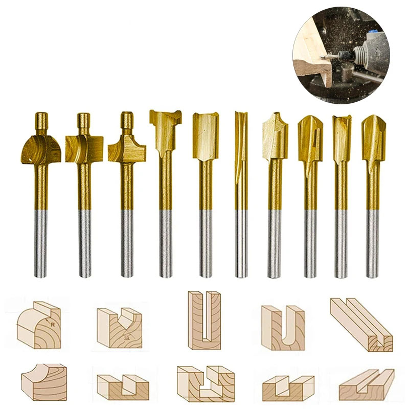 Frez do drewna HSS do frezarek – End Mill Set recenzja i cena