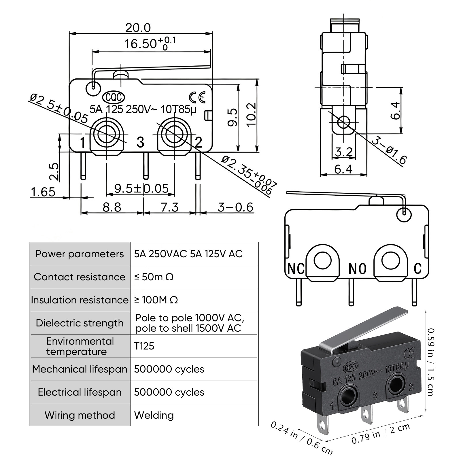 Mikroprzełącznik do drzwi kuch – Limit Switch recenzja i cena
