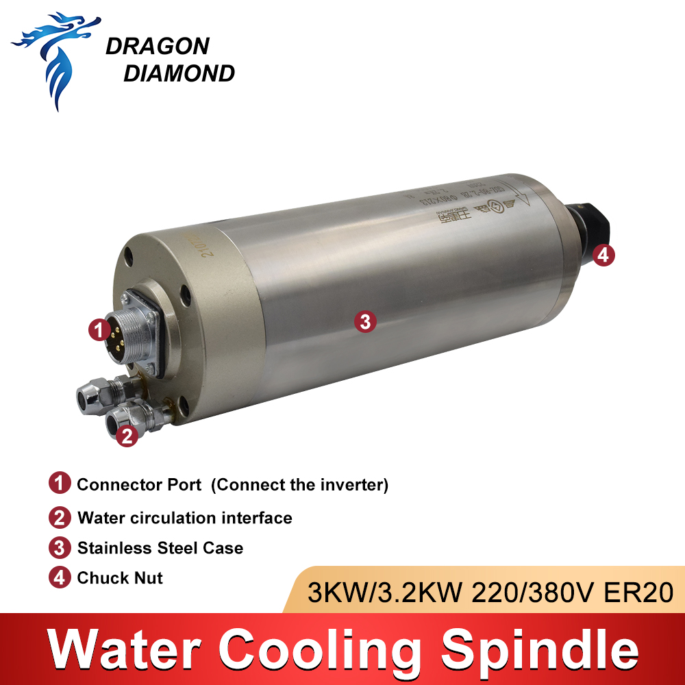 ł 3KW chłodzony wodą zestaw si – Water Cooled Spindle recenzja i cena