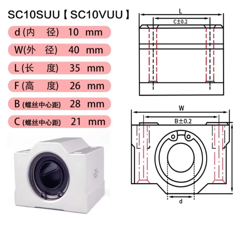 1PC SCS6UU SCS8UU SCS10UU SCS1 – Linear Rod 8Mm recenzja i cena