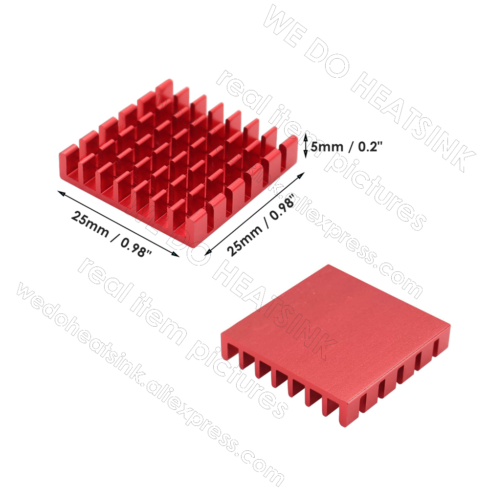 Wykonujemy Radiator 25x25x5mm  – Aluminium Extrusion recenzja i cena